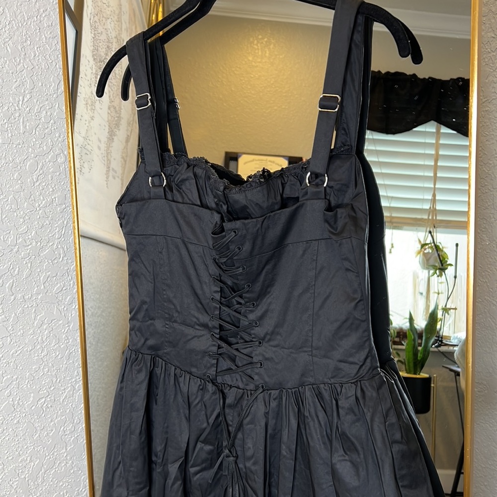 HOUSE OF CB 'Tatiana' Black Midi Sundress NWOT - Picture 10 of 11
